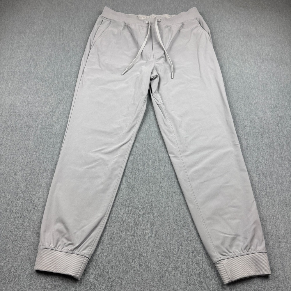 Rhoback Pants Mens Large Gray Delta Performance Jogger Sweatpants Athletic Gym